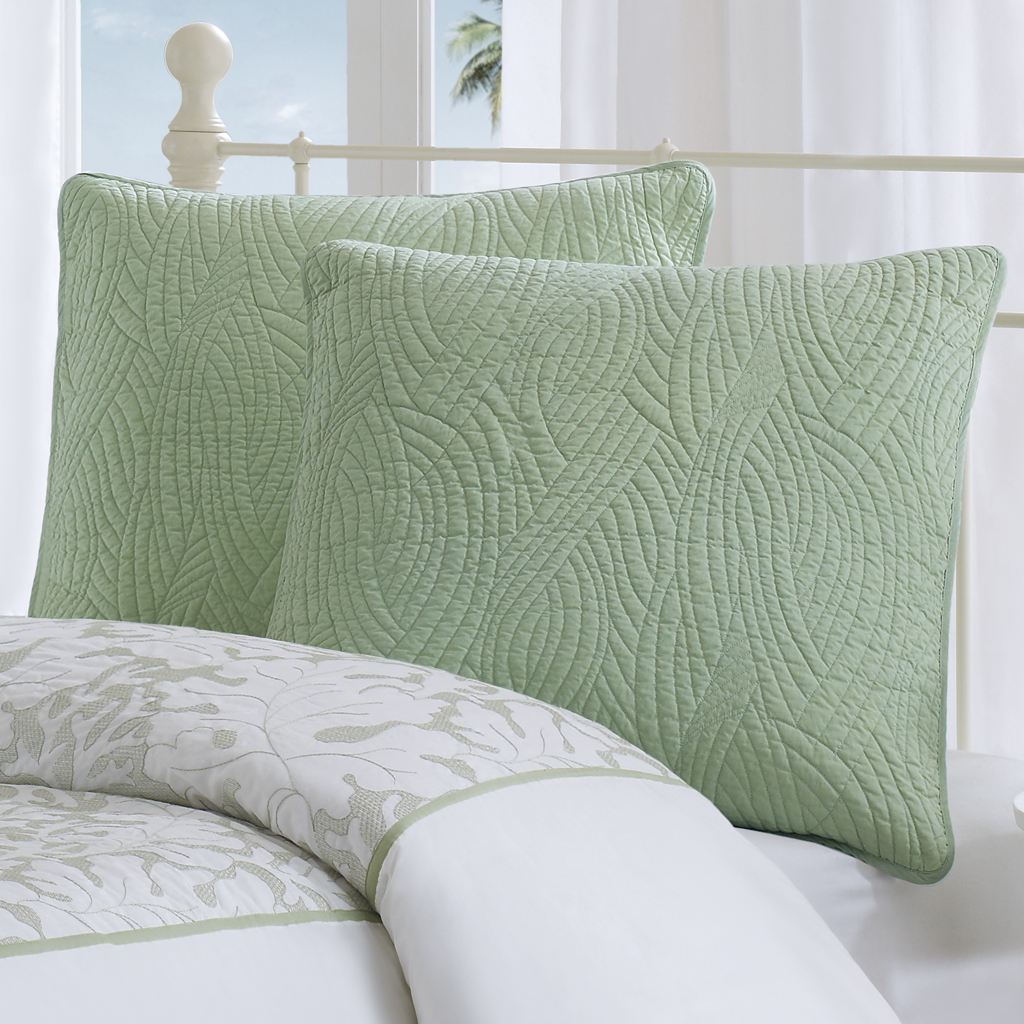 

Harbor House - Brisbane Euro sham - Green - Euro Sham