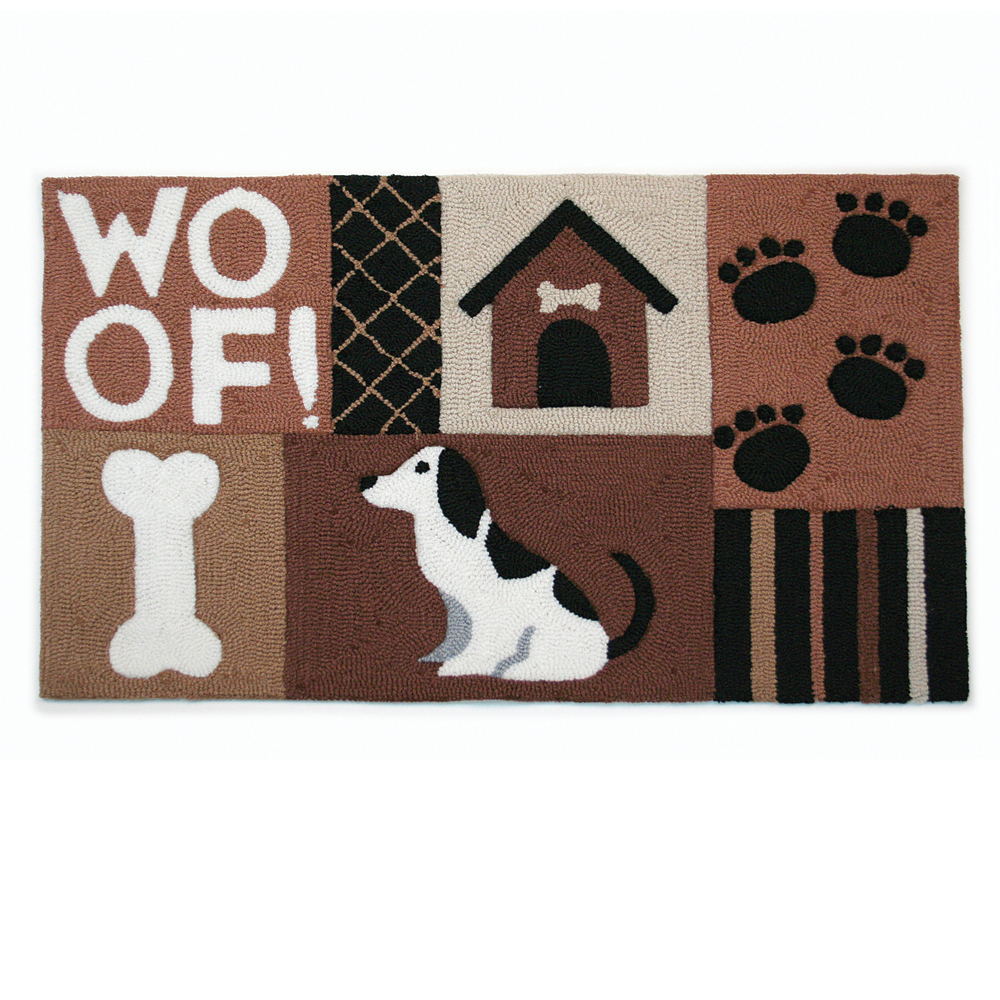 

Soft Touch - Hooked Pet Rug Hooked Pet Rug - Brown - See below