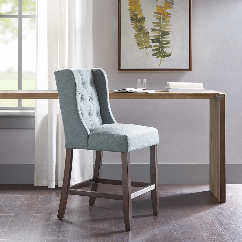 

Madison Park - Cleo Counter Stool - Blue - See below