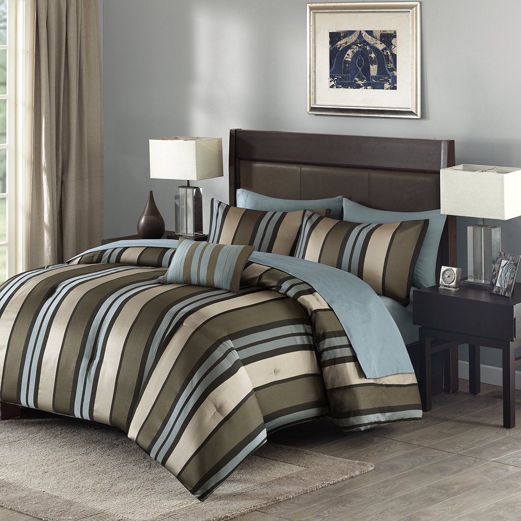 

Madison Park - Boden 8 Piece Comforter Set - Multi - King