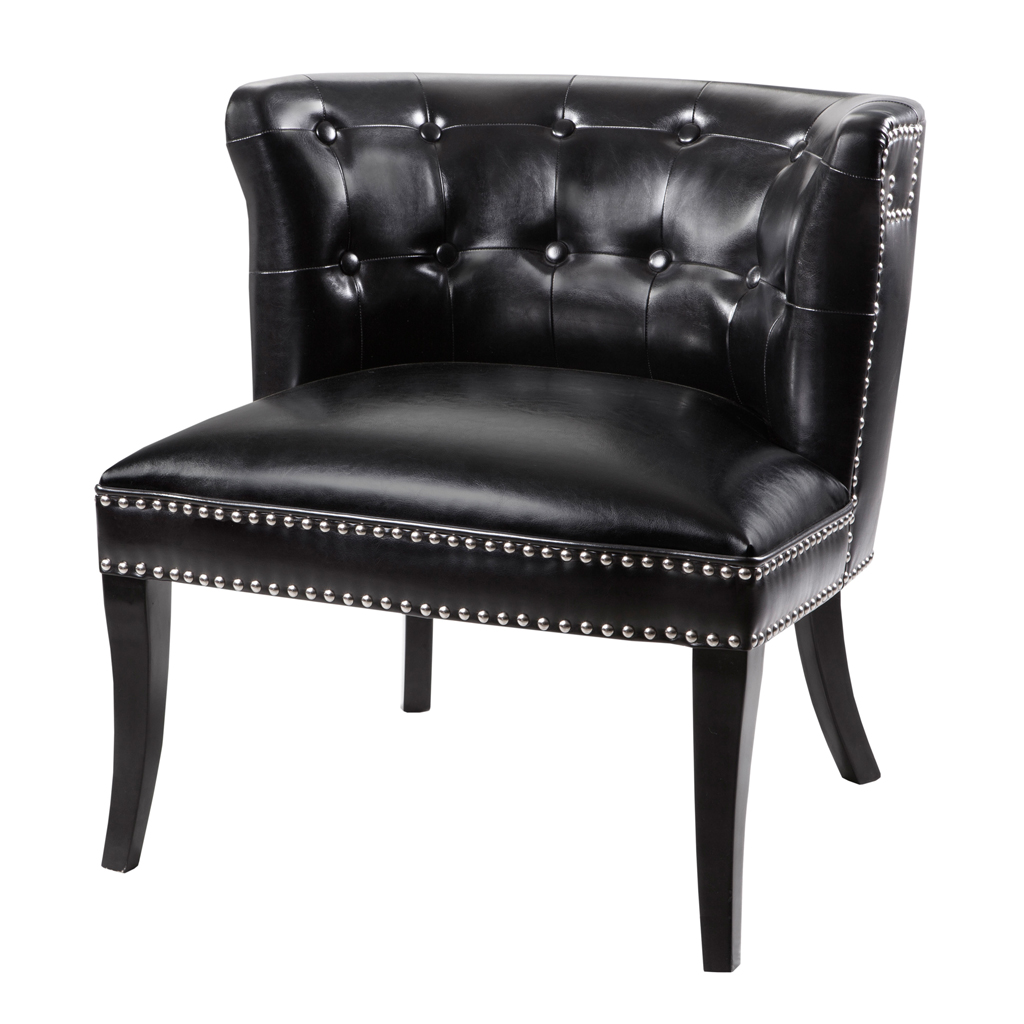 

Madison Park - Bianca Accent Chair - Black - See below