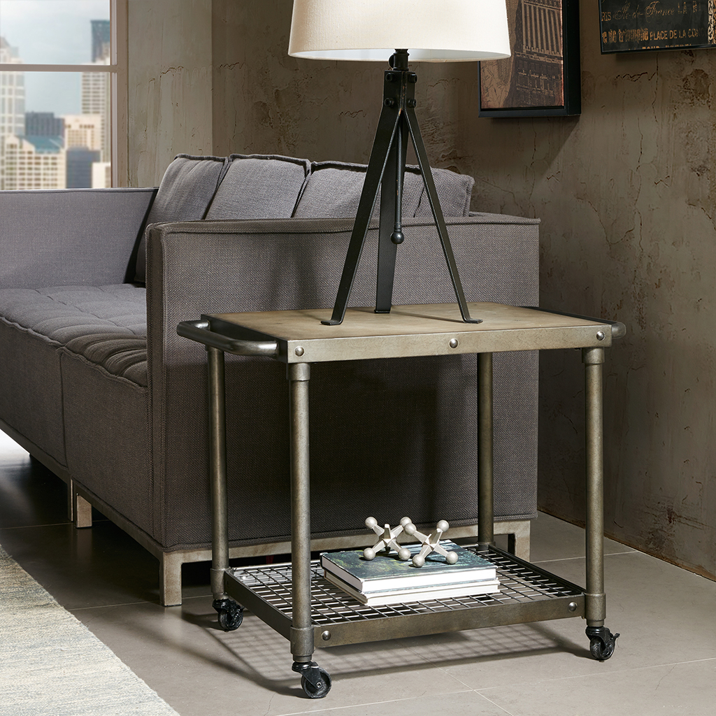 

Madison Park - Ellis End Table - Tan Multi - See below