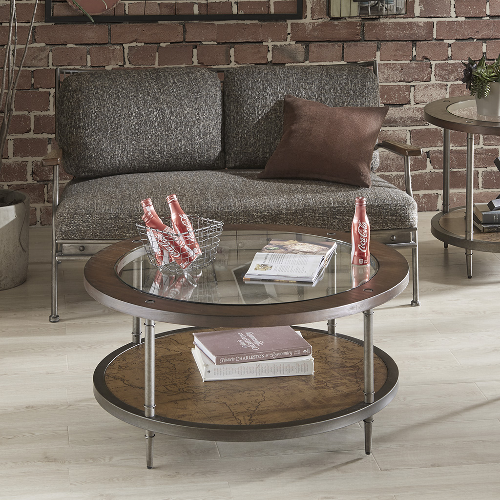 

INK+IVY - Desa Coffee Table - Brown - See below