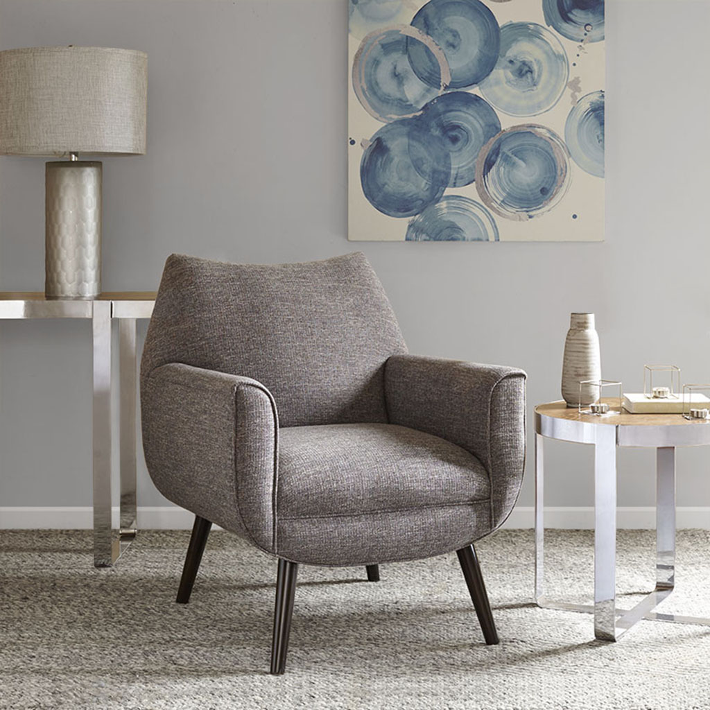 

Madison Park - Leoni Accent Chair - Brown - See below