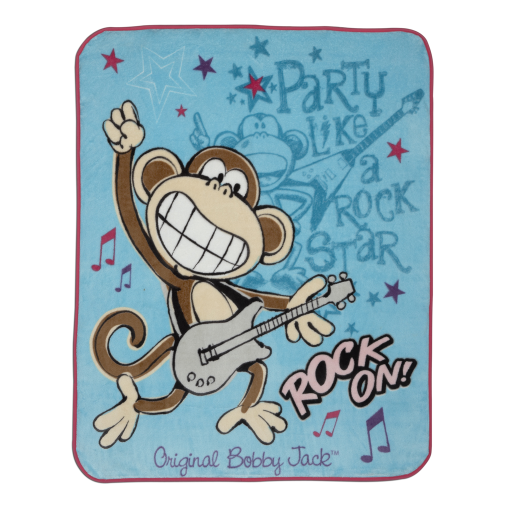 

Bobby Jack - Rockstar Polyester Knitted Throw - Multi - 50x60