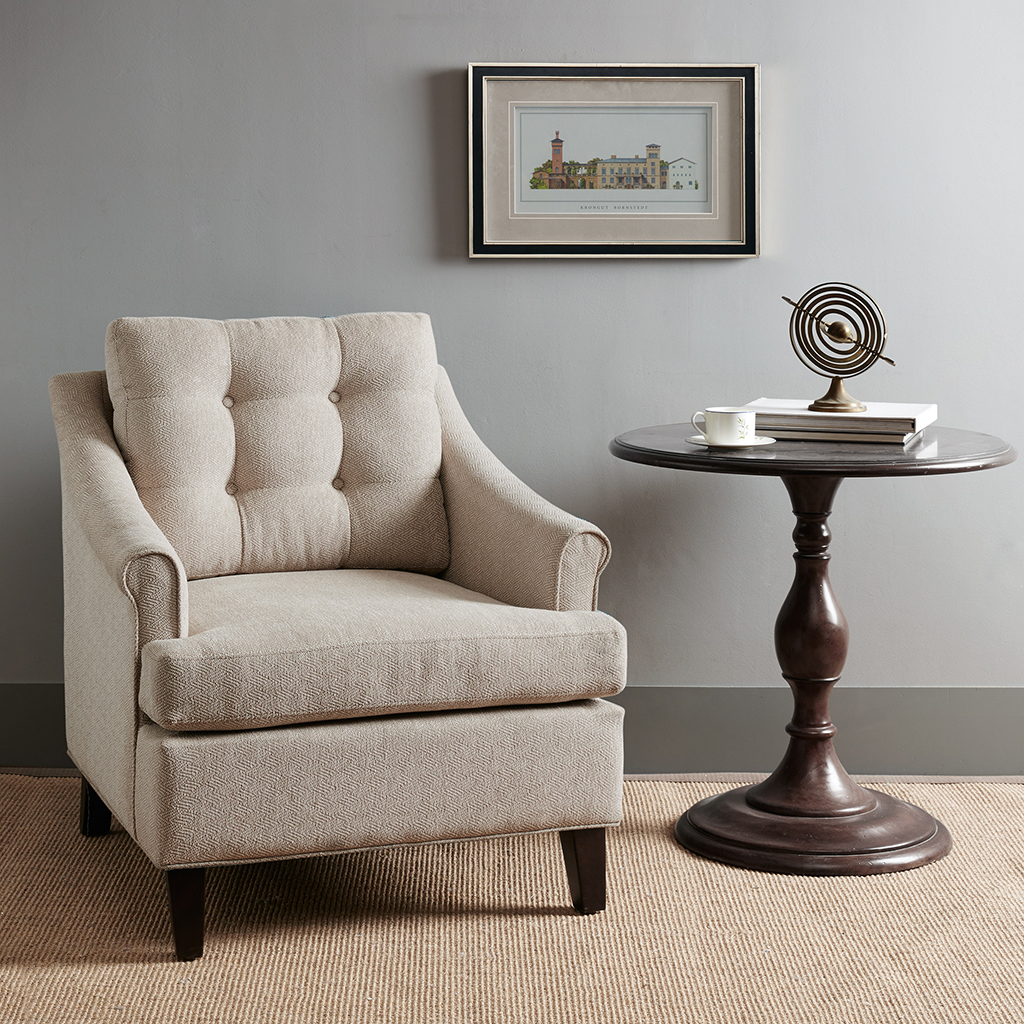 

Madison Park - Charleston Tufted Club Chair - Sand - See below