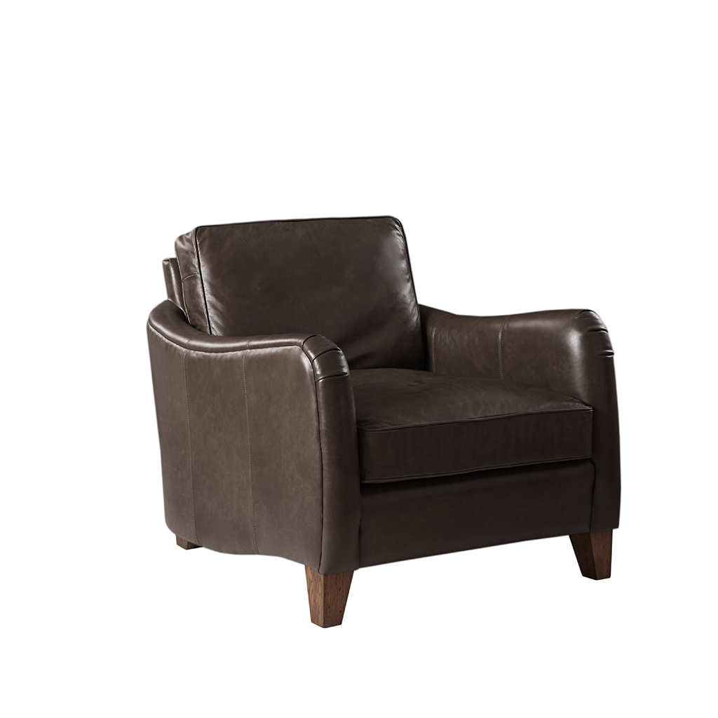 

Harbor House - Donovan Leather Lounge - Brown - See below
