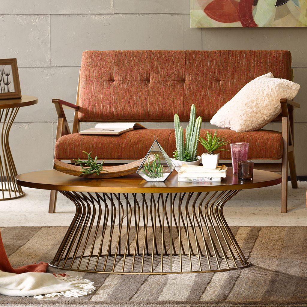 

INK+IVY - Mercer Coffee Table - Bronze - See below