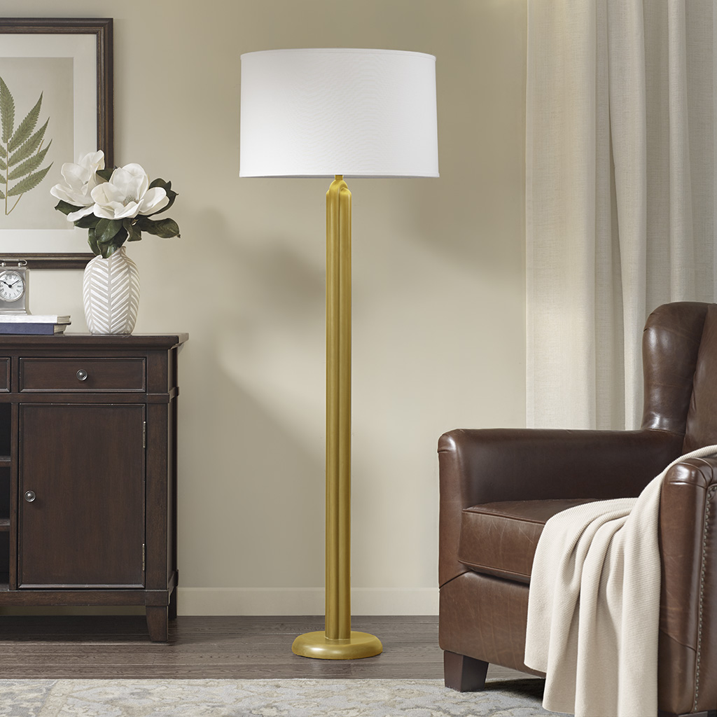

Harbor House - Deco Floor Lamp - Gold - See below
