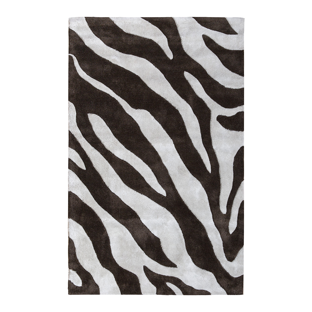 

Square 9 - Animal Skin Rug-Zebra Tufted Rug - Multi - See below