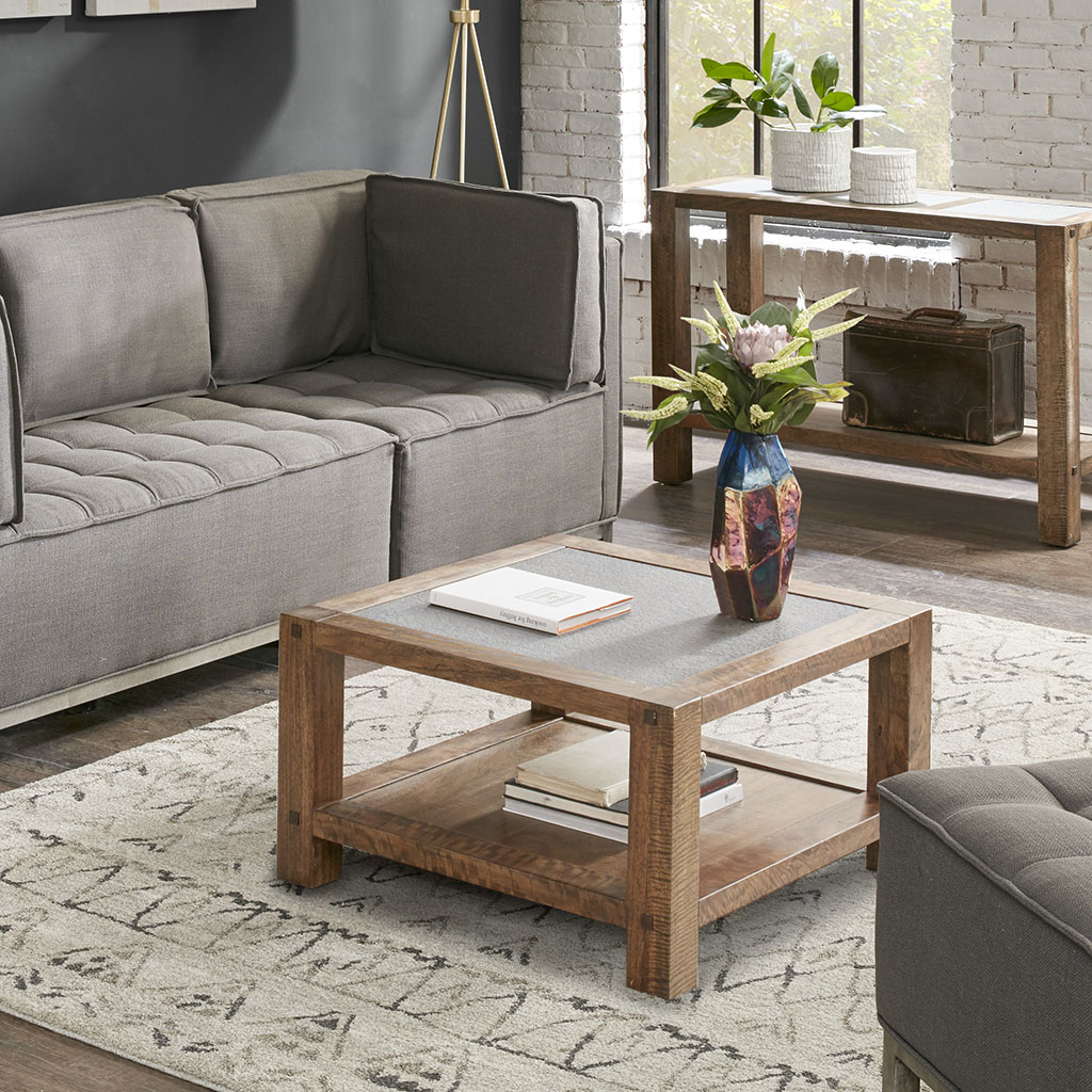 

INK+IVY - Pacific Coffee Table - Light Brown - See below
