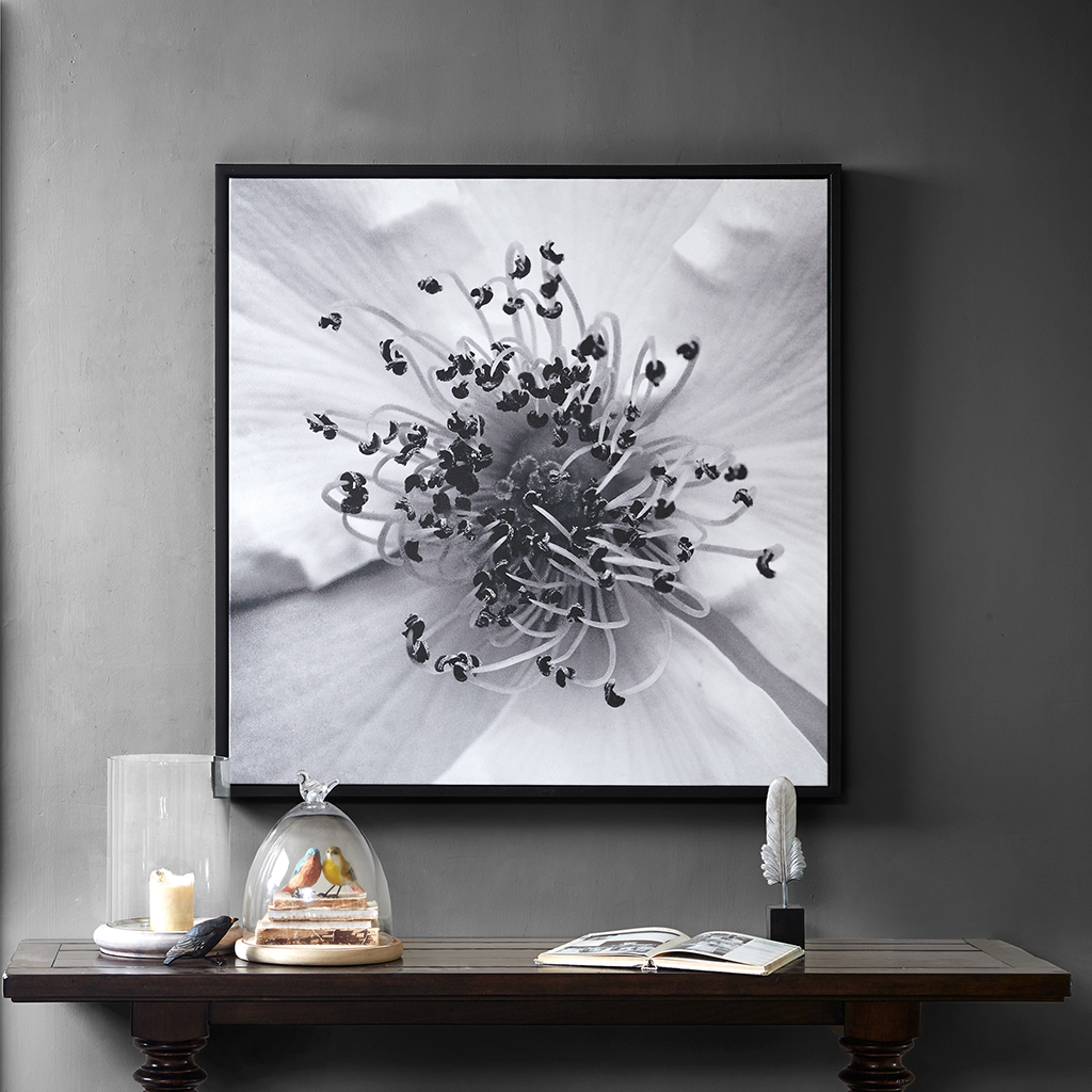 

Madison Park Signature - Rose Center Gel Coat With Black Frame - Black/White - See below