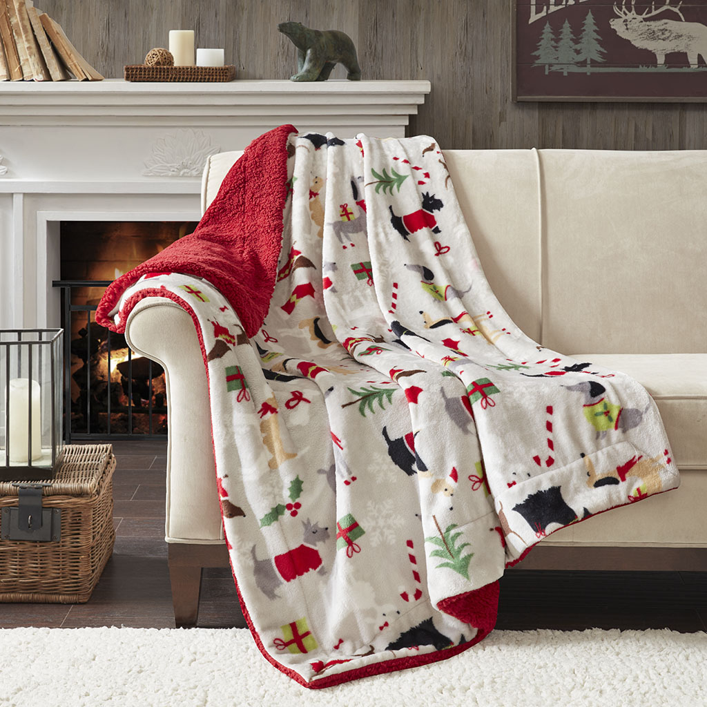 

True North by Sleep Philosophy - Cozy Plush to Berber Throw - Grey - 50x60
