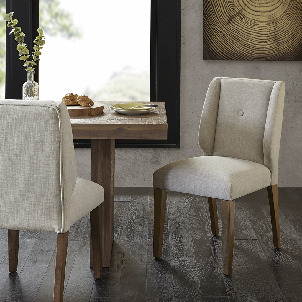 

INK+IVY - Portland Dining Chair (Set of 2) - Light Grey - See below