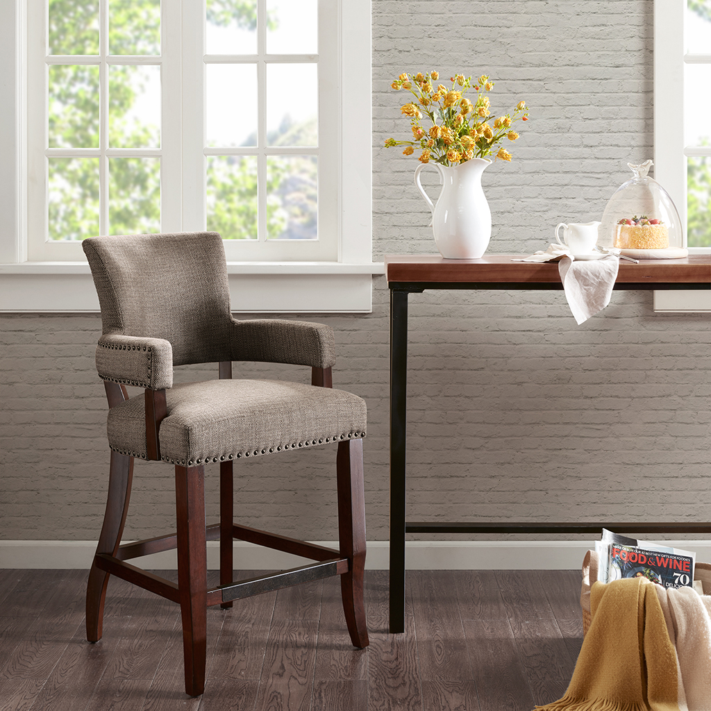 

Madison Park - Dawson Arm 26‘’ Counter Stool - Brown - See below