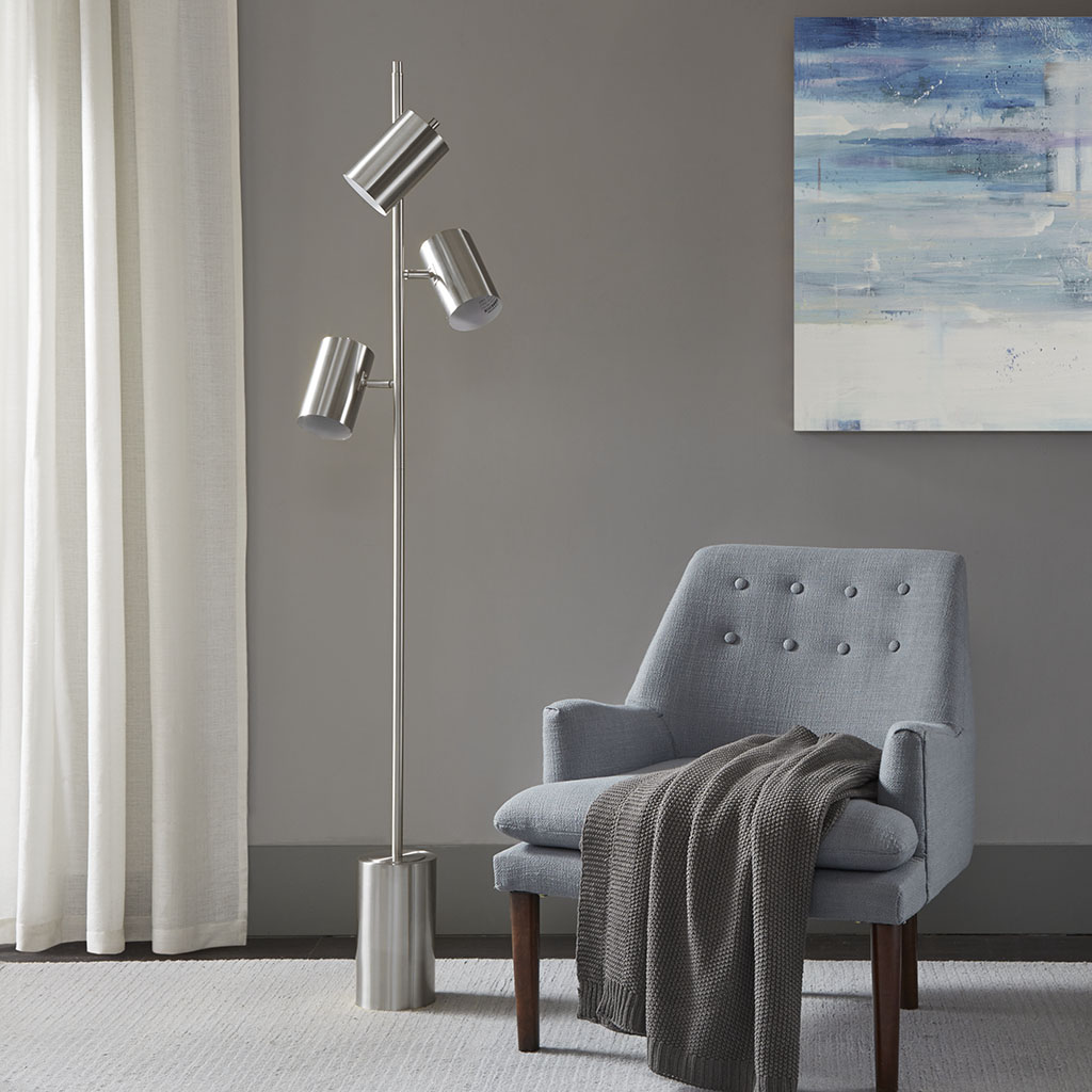 

Urban Habitat - Alta Floor Lamp - Silver - See below