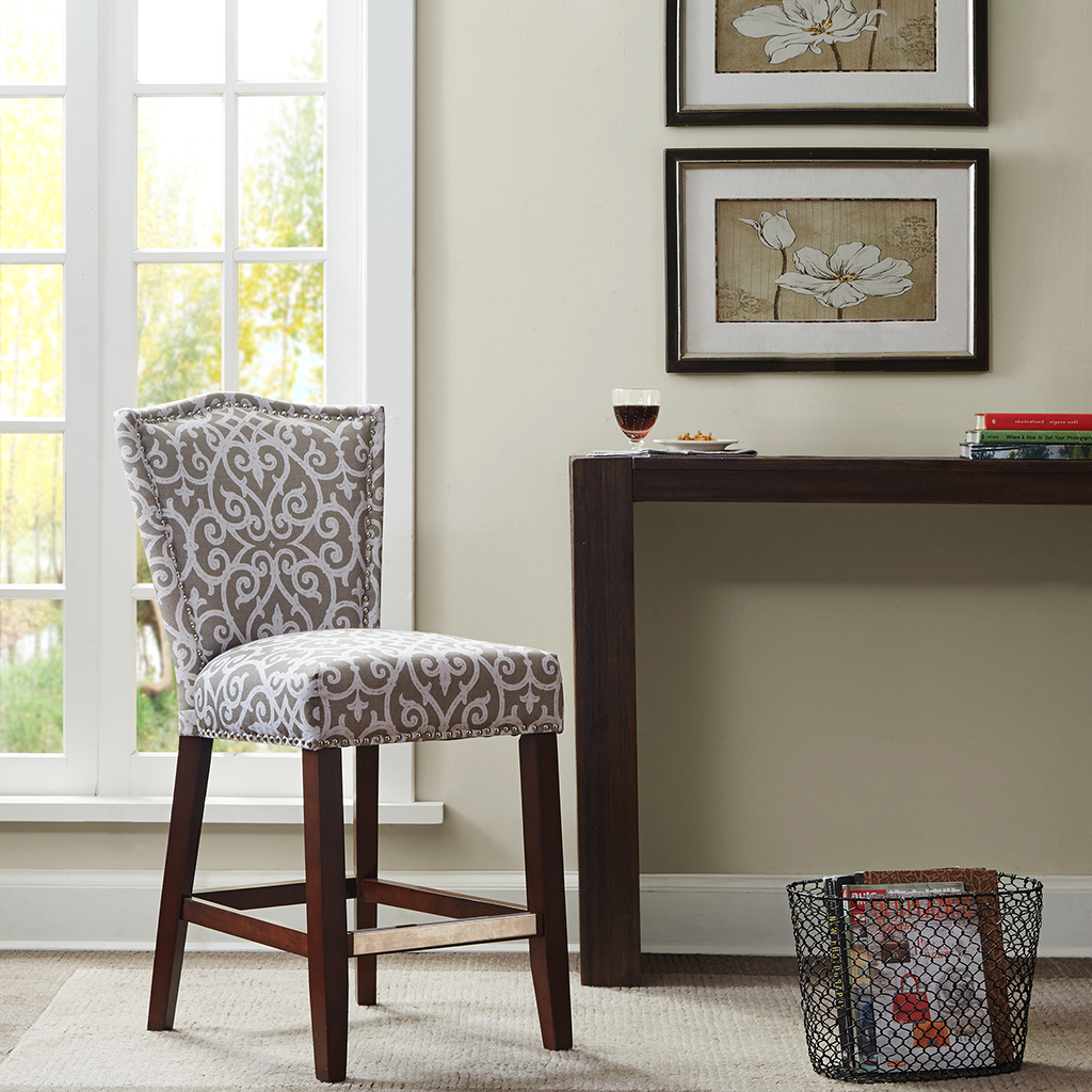 

Madison Park - Nate Counter Stool - Taupe - See below
