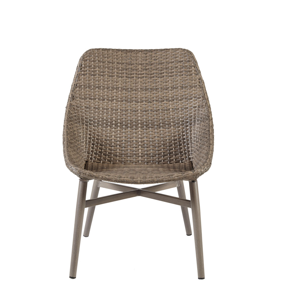 

Madison Park - Gwen Outdoor Resin Wicker Dining Chair (Set Of 2) - Grey - See below