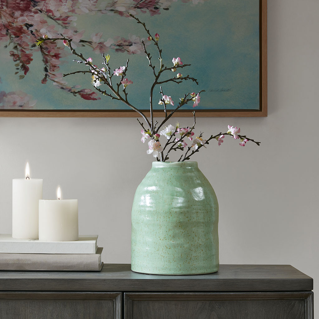 

Madison Park - Diablo Ceramic Vase - Teal - Large