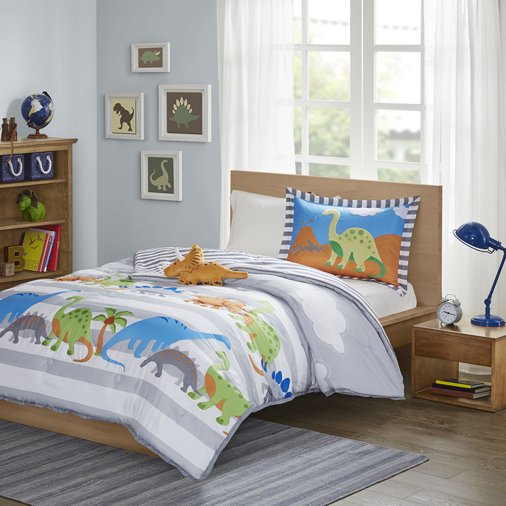 

Mi Zone Kids - Dinosaur Dreams Comforter Set - Multi - Twin