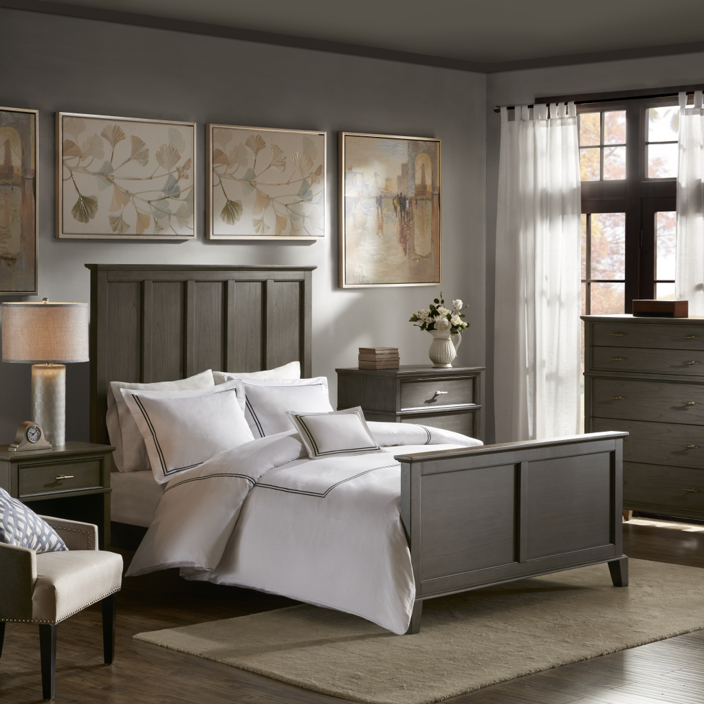 

Madison Park Signature - Yardley Bed - Reclaimed Grey - Queen