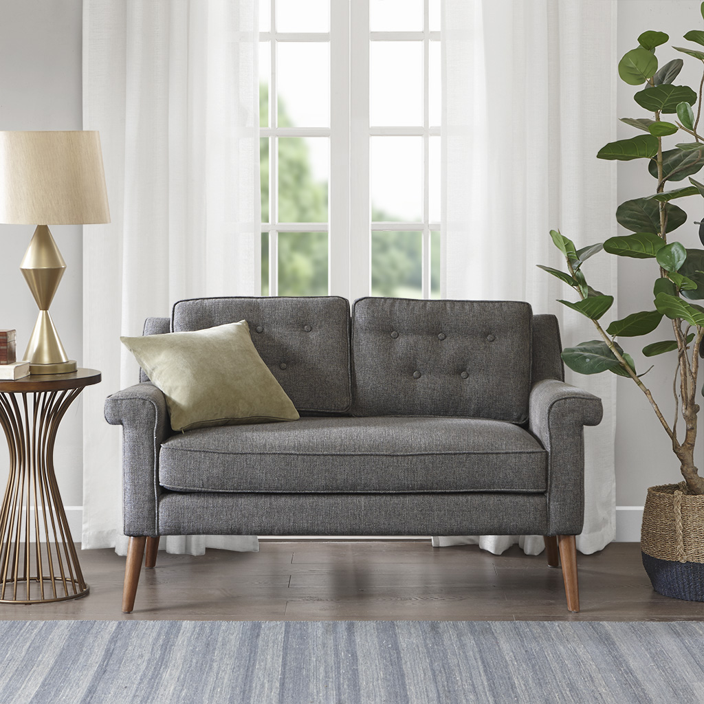 

INK+IVY - Dana Loveseat - Brown - See below