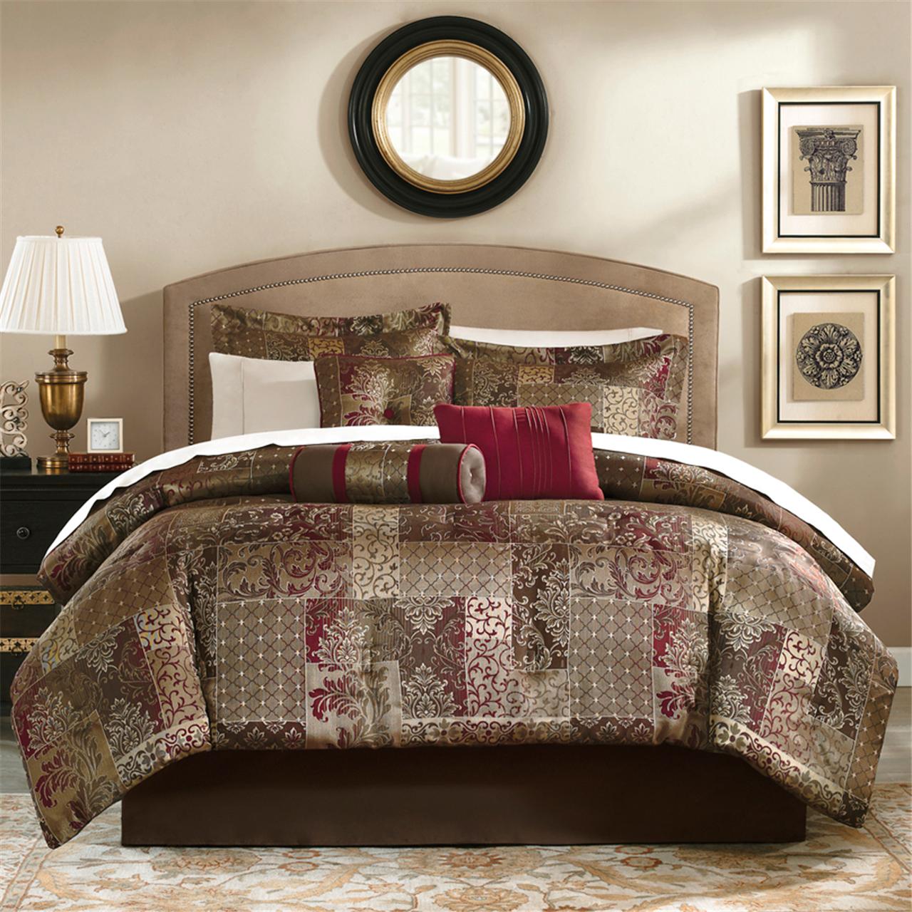 

Avenue 8 - MS Hadley 7 Piece Comforter Set - Multi - Full