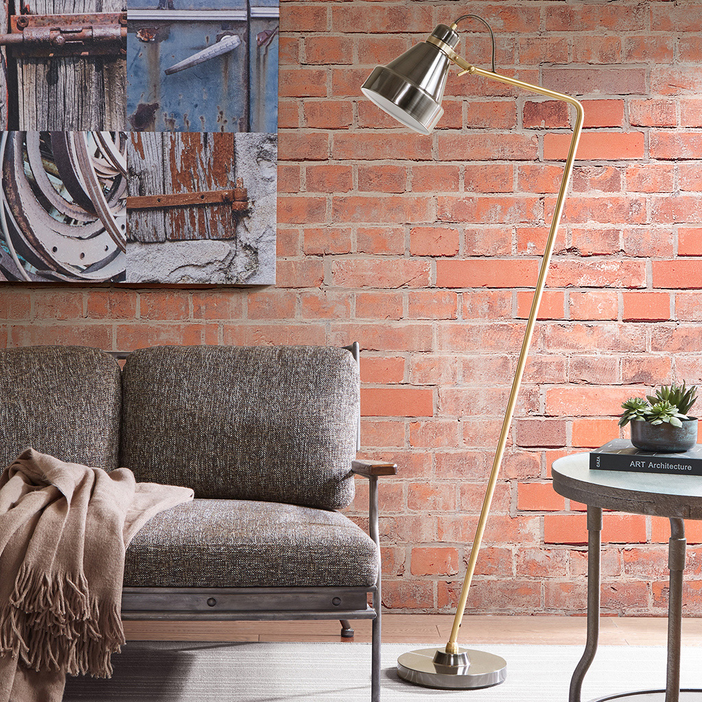 

INK+IVY - Wiley Floor Lamp - Dark Gray - See below