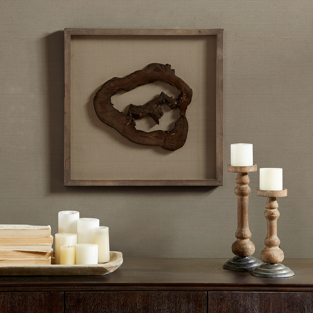 

Madison Park Signature - Grove Faux Wood Decor - Natural - Hollow