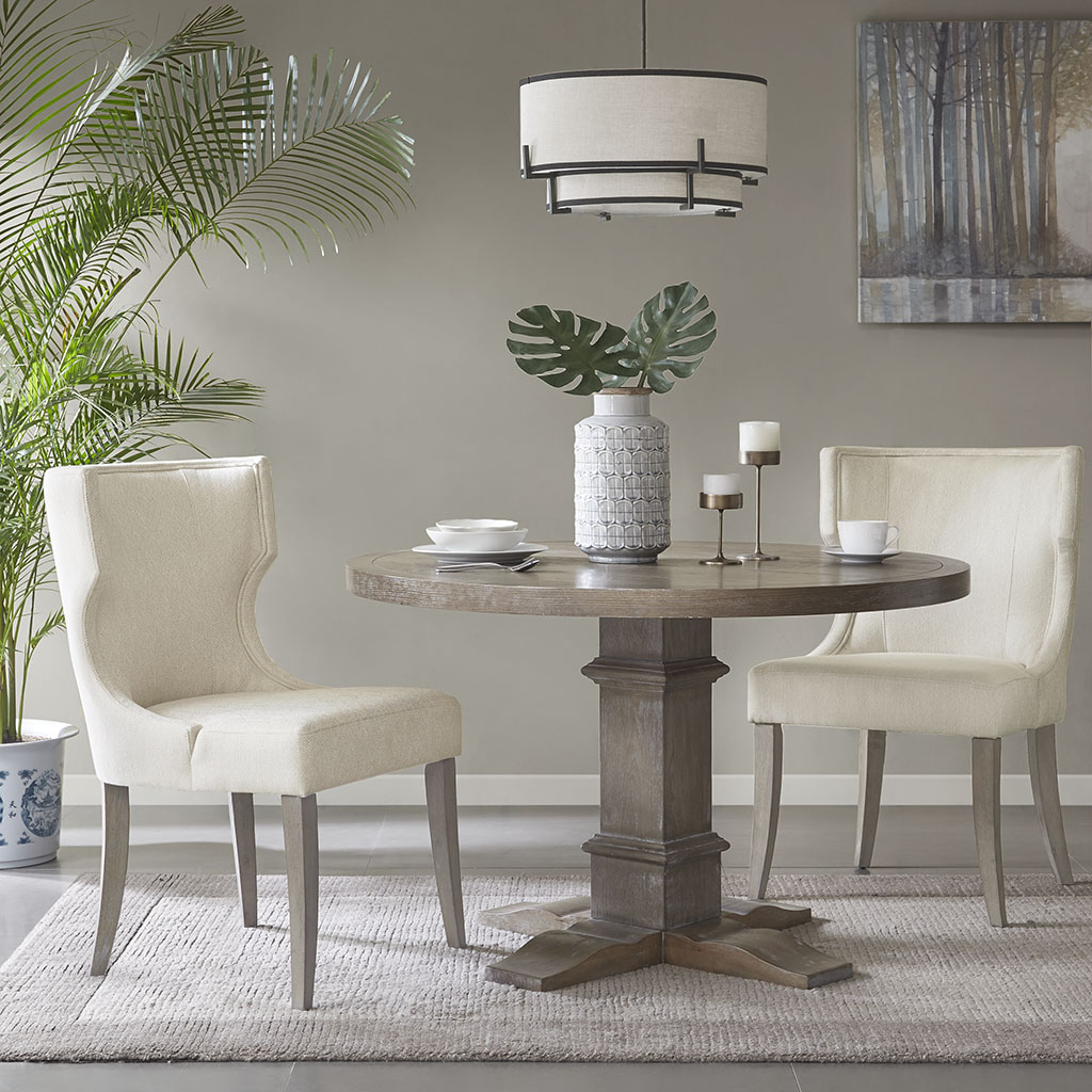 

Madison Park - Carson Dining Chair - Cream - See below