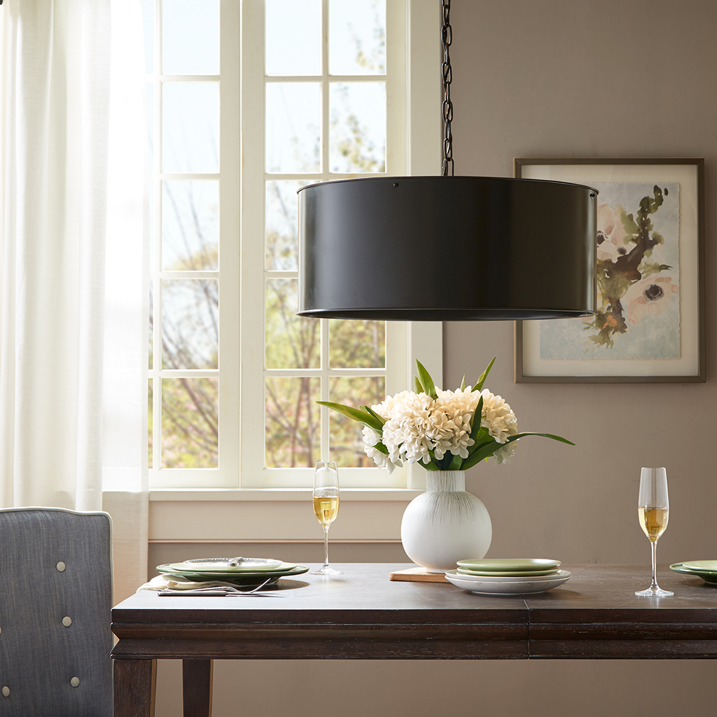 

Madison Park - Emerson Pendant - Black - See below