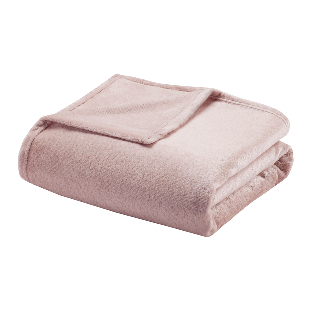 

Madison Park - Microlight Blanket - Blush - Twin