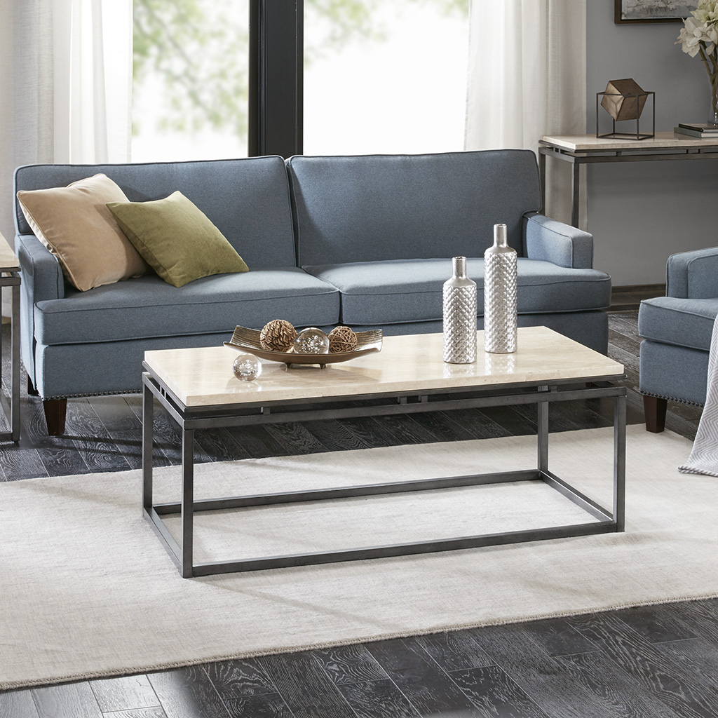 

Madison Park - Koy Coffee Table - Cream - See below