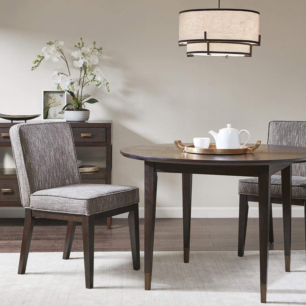 

Madison Park - Jericho Dining Chair (set of 2) - Brown - See below