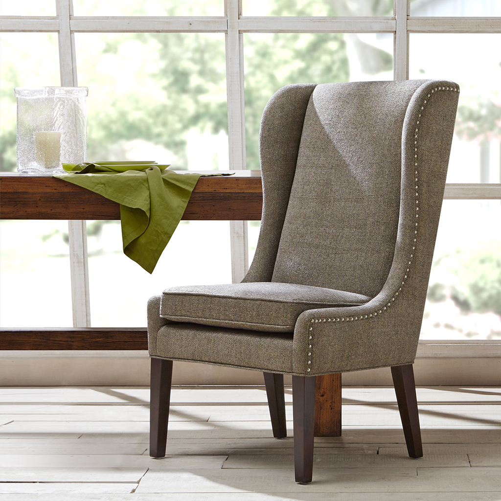 

Madison Park - Garbo Captains Dining Chair - Grey - See below