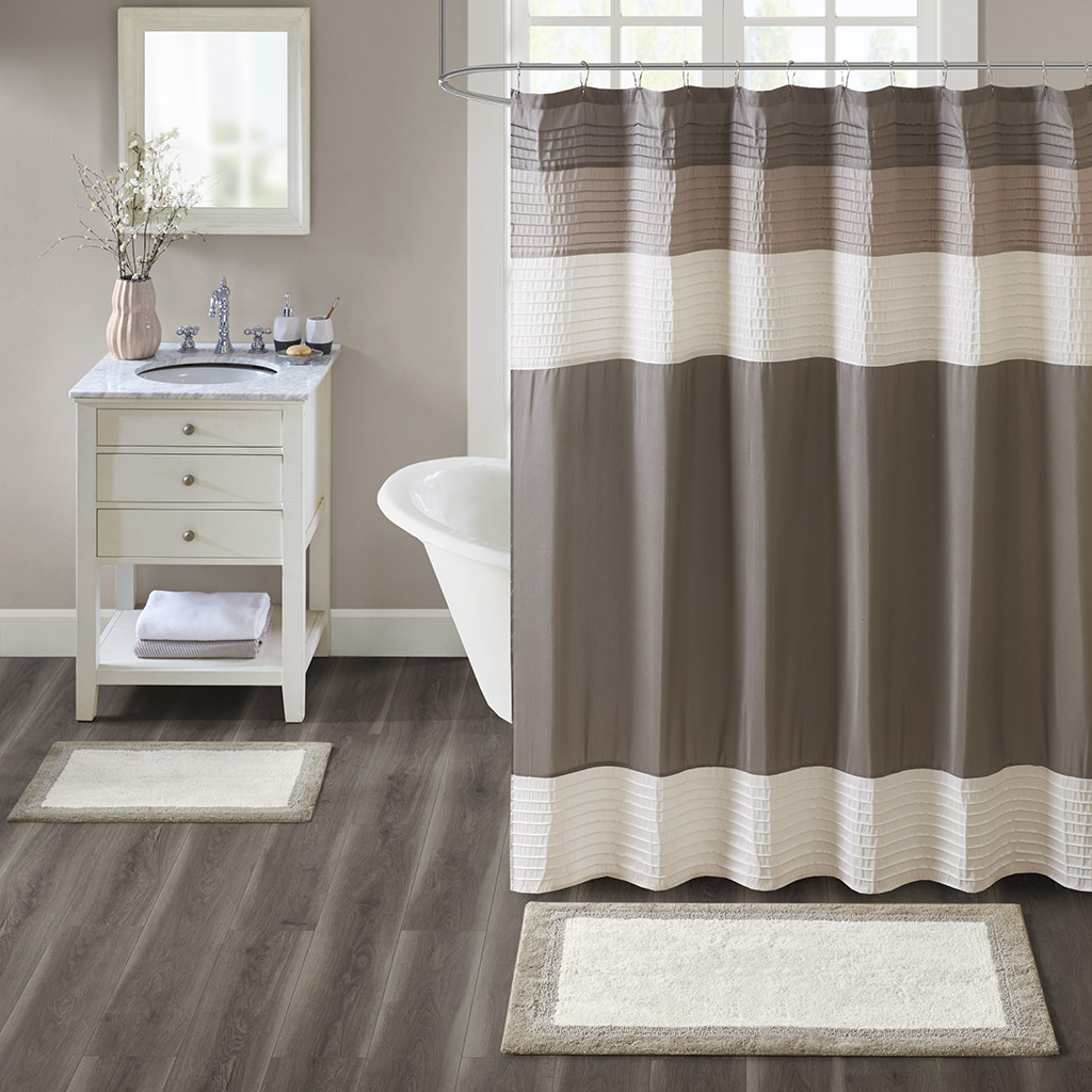 

Madison Park - Amherst Cotton Tufted Bath Rug - Taupe - 27x45