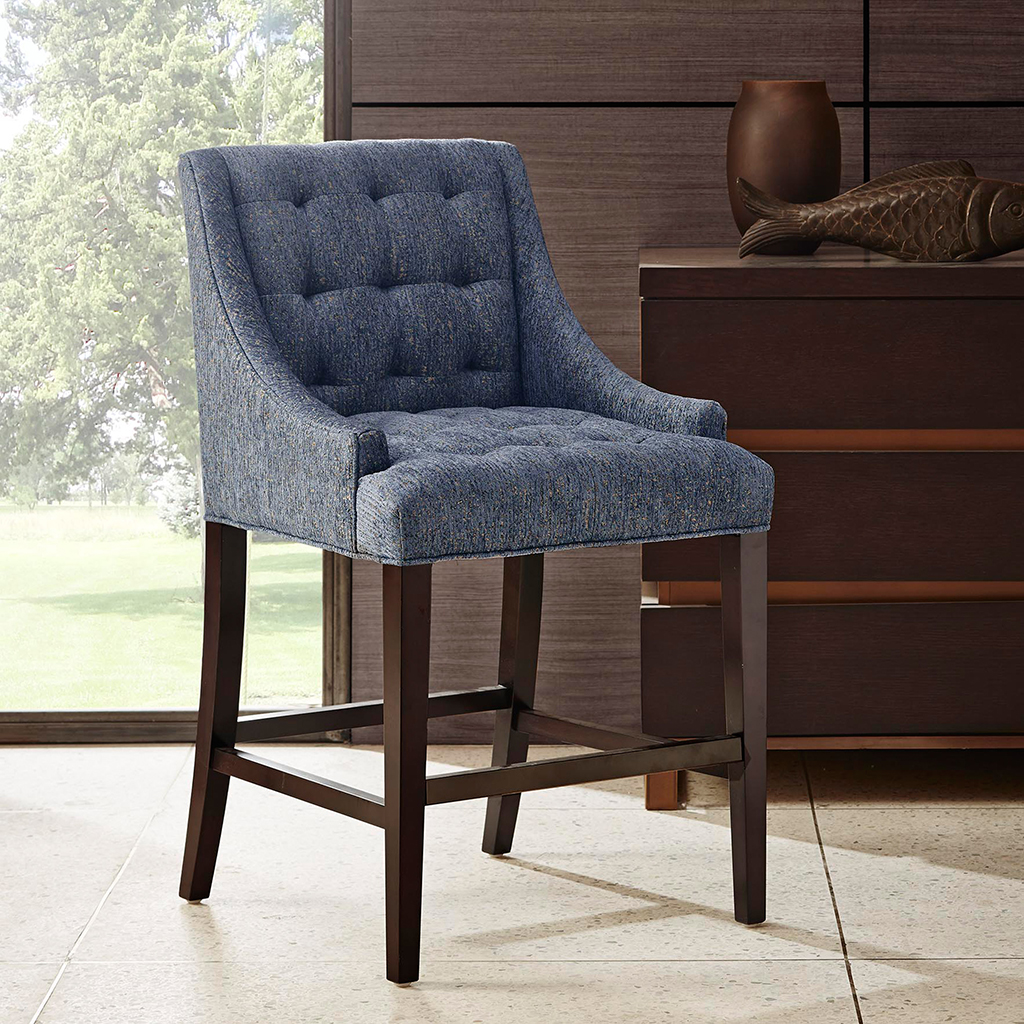 

Madison Park - Eva Counter Stool - Blue - See below