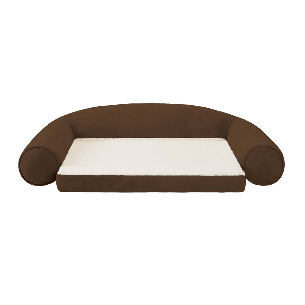 

Soft Touch - Futon Bolster Futon Bolster - Brown/Ivory - See below