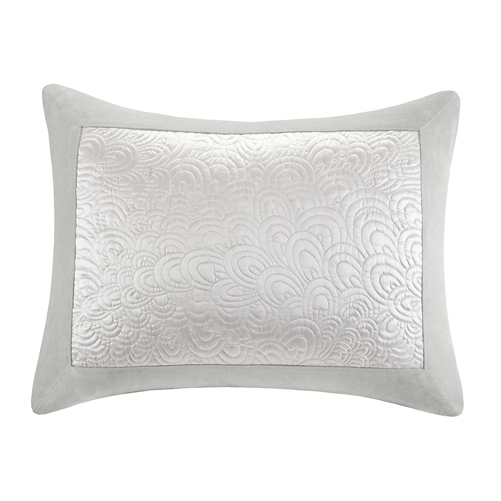 

Natori - Madame Ning Standard Sham - Grey - Standard Sham