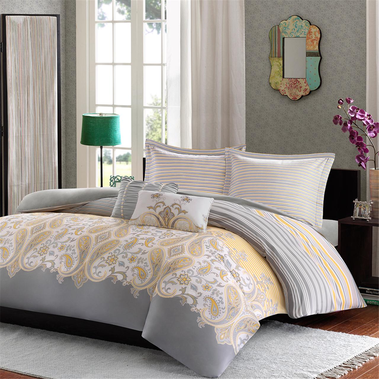 

Madison Park - Cora Comforter Mini Set - Grey - Twin/Twin XL