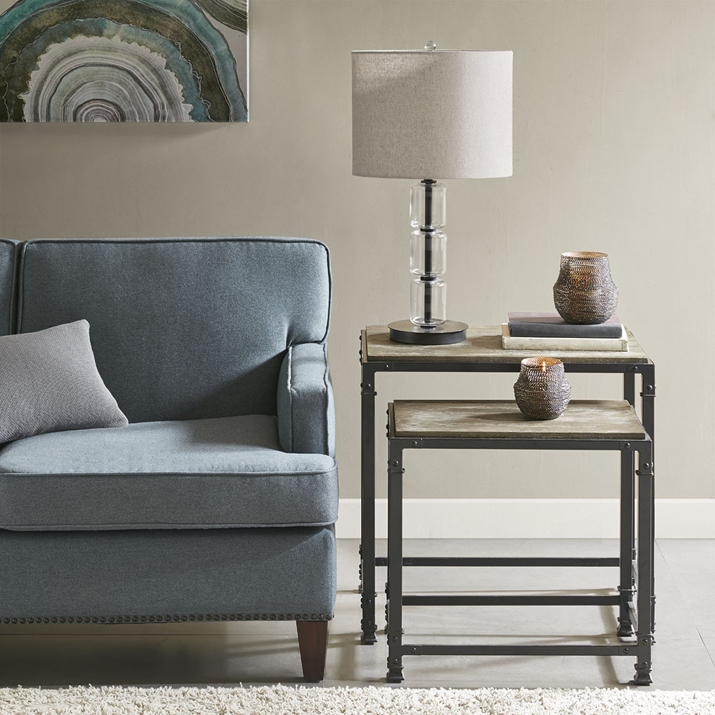 

Madison Park - Cirque Nesting Tables - Grey - See below