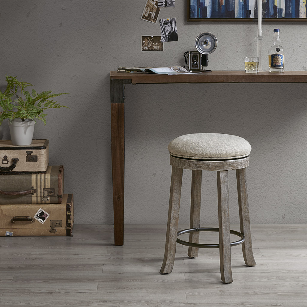 

INK+IVY - Oaktown Swivel Counter Stool - Grey - See below