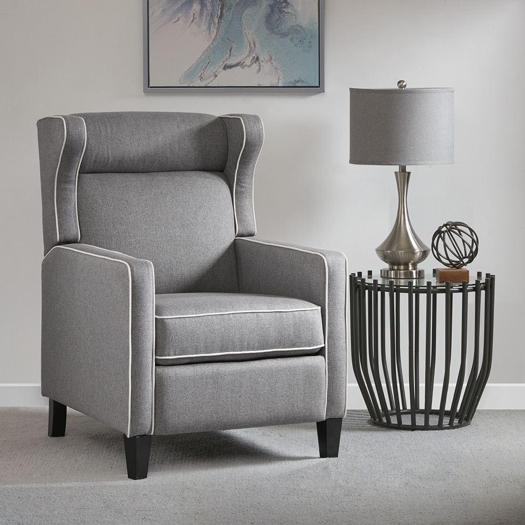 

Madison Park - Greta Recliner - Grey - See below
