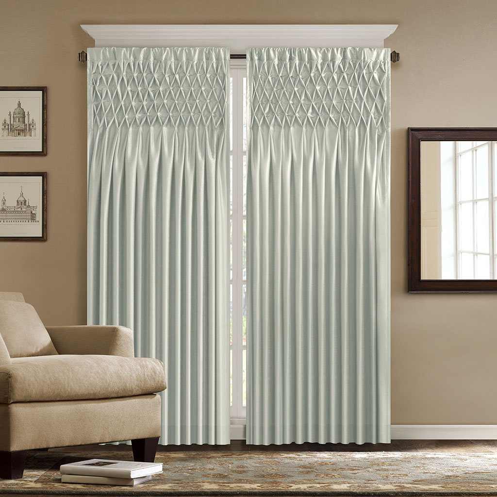 

Madison Park - Capulet Window Curtain - Blue - 84" Panel