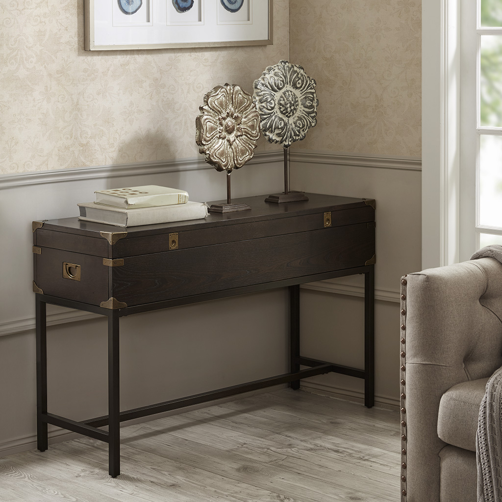 

Madison Park Signature - Voyager Console Table - Brown - See below