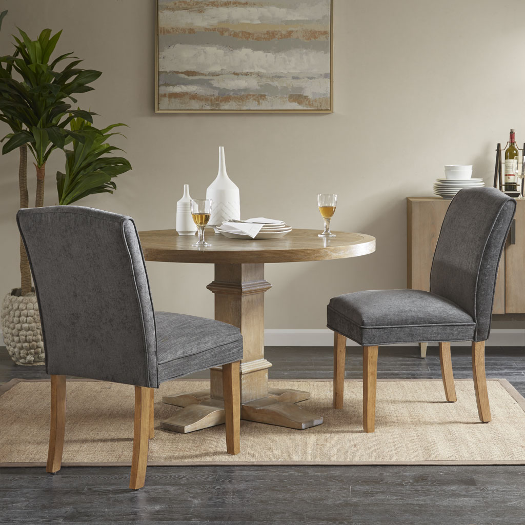 

Madison Park - Camel Dining Chair (Set of 2) - Charcoal - See below