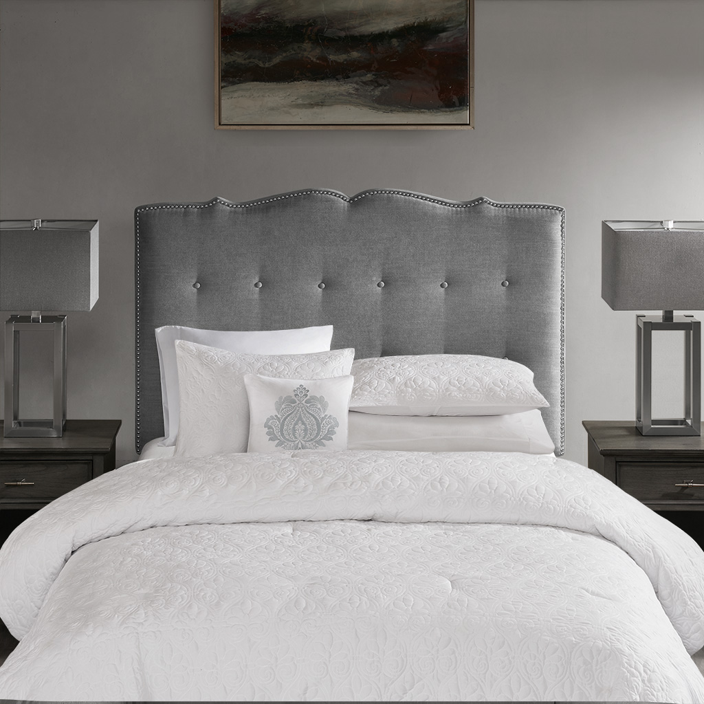 

Madison Park - Sadie Headboard - Grey - Queen