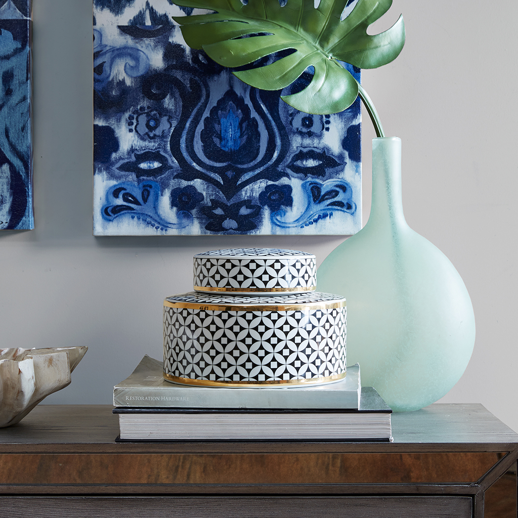 

Madison Park Signature - Delancy Canister - Black - See below