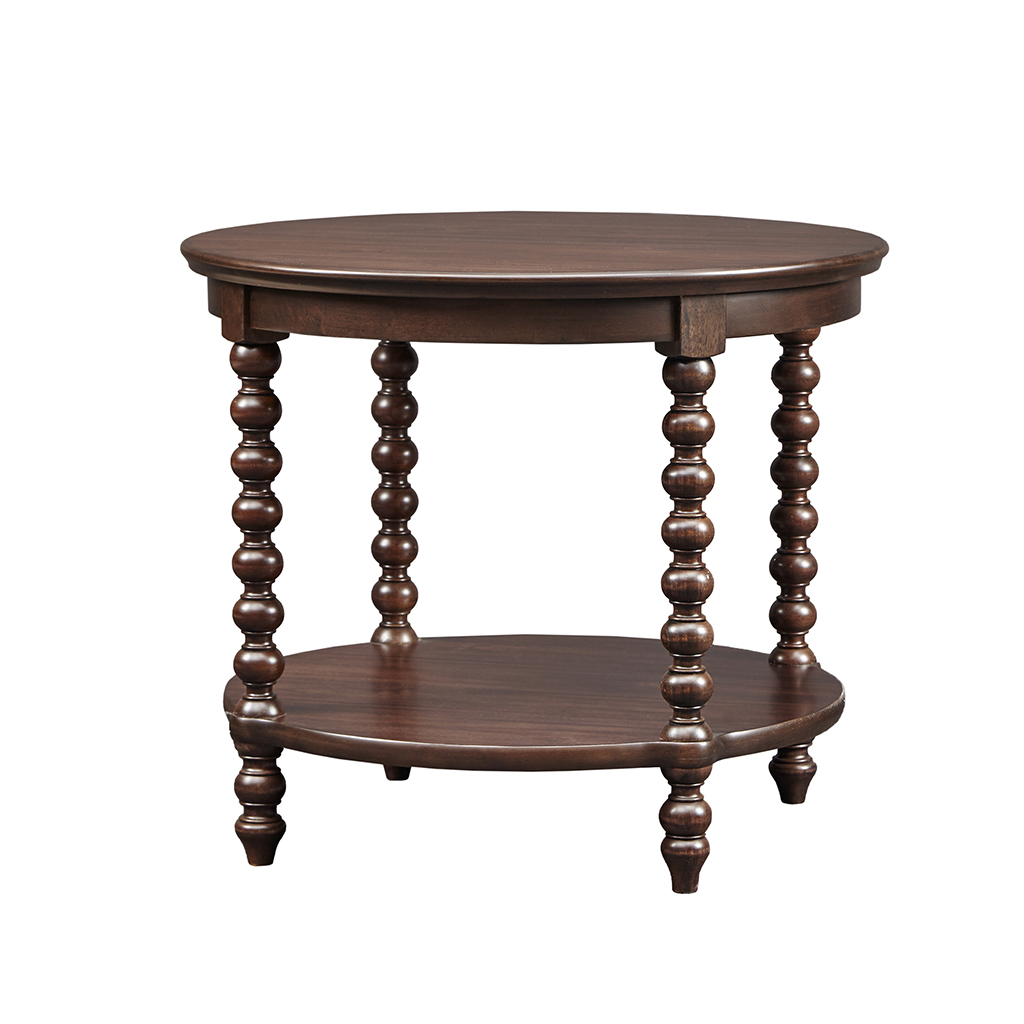 

Madison Park Signature - Beckett Round End Table - Morocco Brown - See below