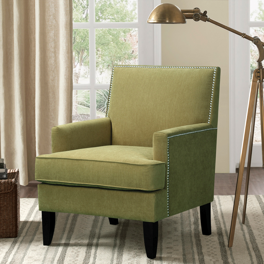 

Madison Park - Colton Track Arm Club Chair - Green - See below